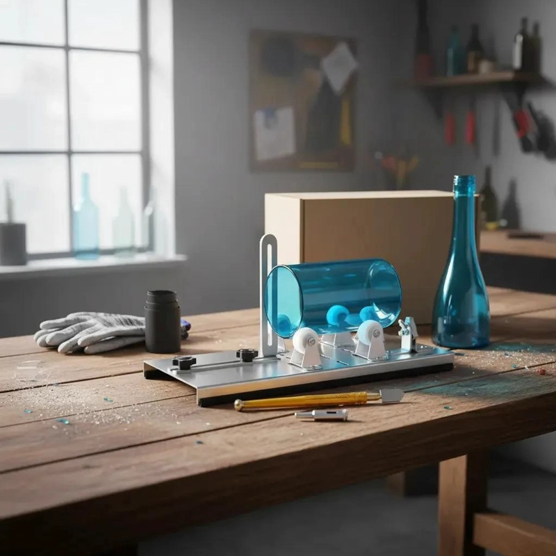 CORTADOR DE BOTELLAS DE VIDRIO CON KIT DE ACCESORIOS - 2