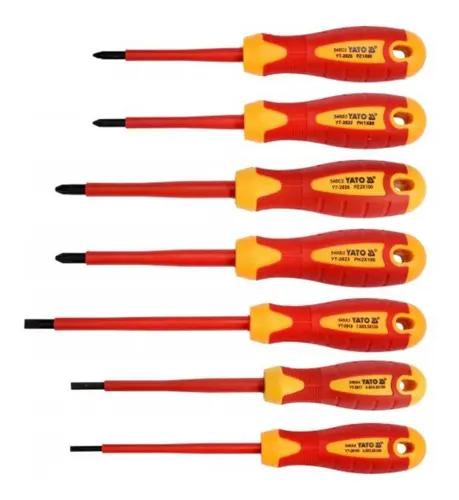 SET DE 7 DESTORNILLADORES AISLADOS PARA ELECTRICIDAD - 1