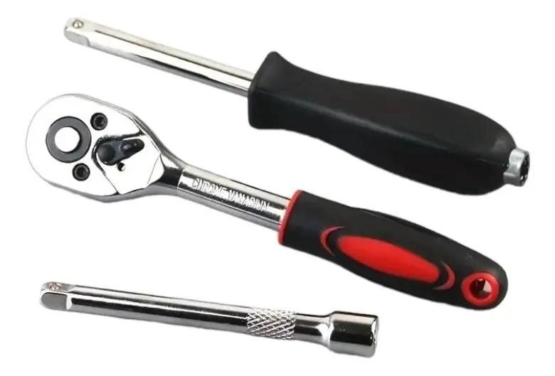 SET DE HERRAMIENTAS CON 46 PIEZAS DE DADOS MECANICOS - 3