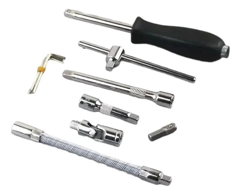 SET DE HERRAMIENTAS CON 46 PIEZAS DE DADOS MECANICOS - 4