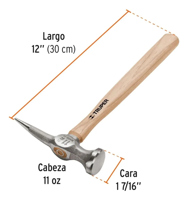 MARTILLO DESABOLLADOR 11 OZ CON MANGO ERGONOMICO - 5