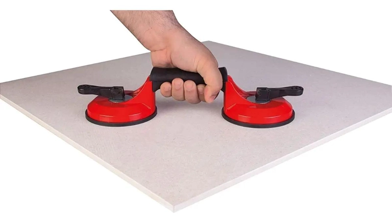 VENTOSA DOBLE PARA CERAMICA Y CRISTAL CARGA 80 KG - 3