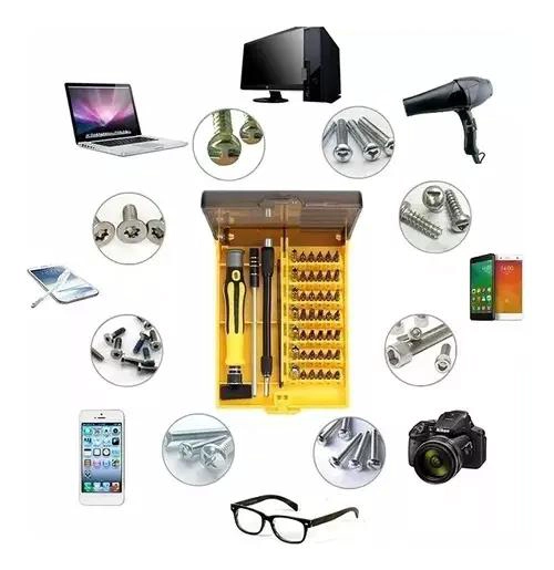 KIT DESARMADOR PRECISION 46 EN 1 PARA REPARACIONES - 3