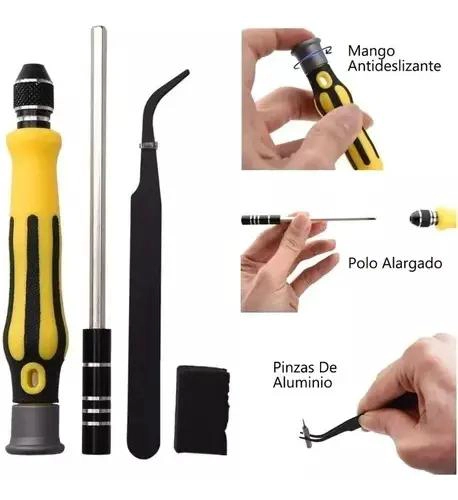 KIT DESARMADOR PRECISION 46 EN 1 PARA REPARACIONES - 6