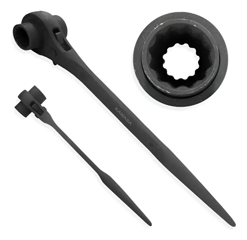 LLAVE CON CHICHARRA PARA ANDAMIOS 19MM Y 21MM - 2