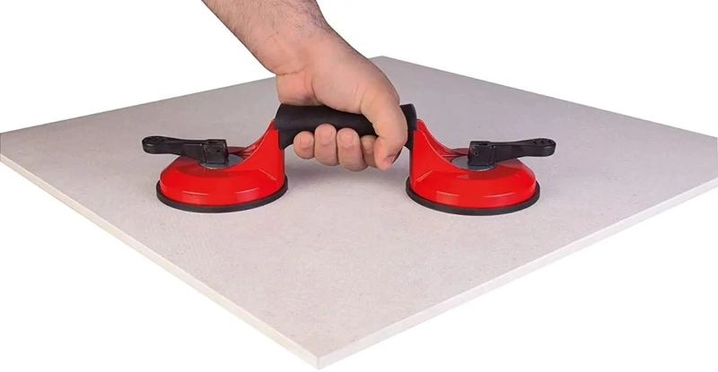 VENTOSA DOBLE PARA CERAMICA Y CRISTAL CARGA 80 KG - 3