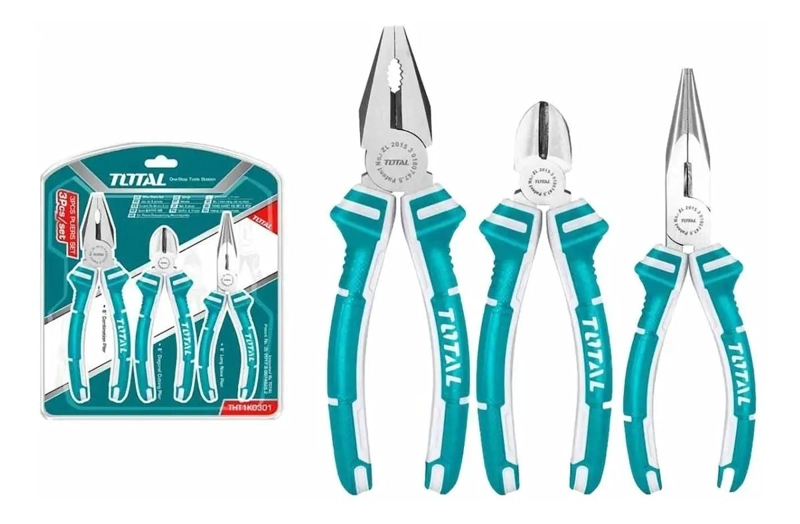 SET DE 3 ALICATES COMBINADOS UNIVERSALES - 1