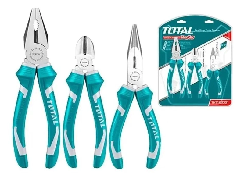 SET DE 3 ALICATES COMBINADOS UNIVERSALES - 2