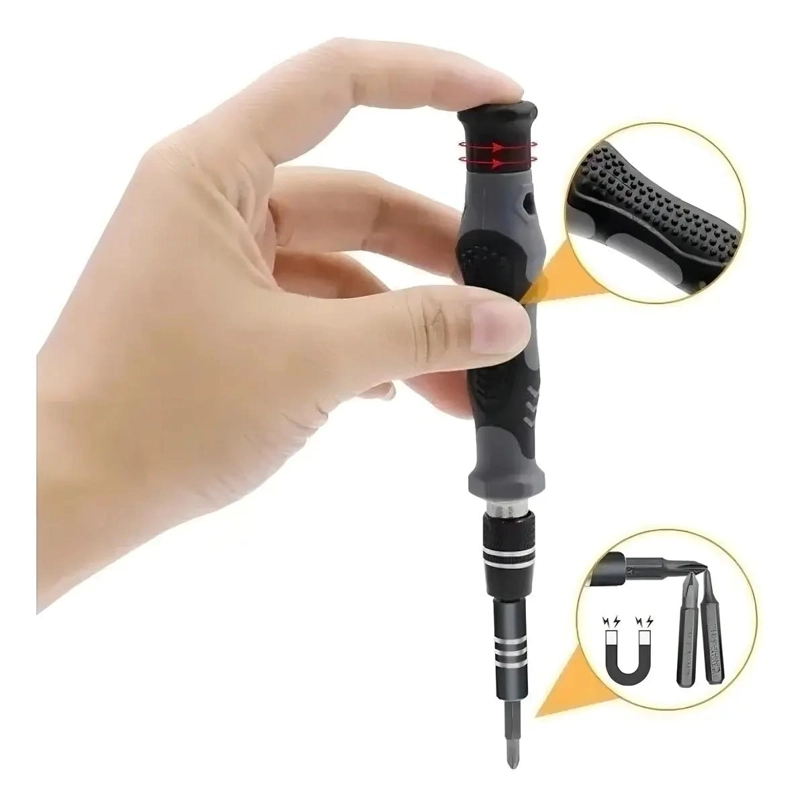 KIT DE HERRAMIENTAS DE DESTORNILLADOR 115 EN 1 - 4