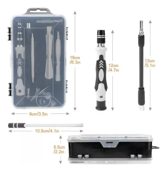KIT DE HERRAMIENTAS DE DESTORNILLADOR 115 EN 1 - 7