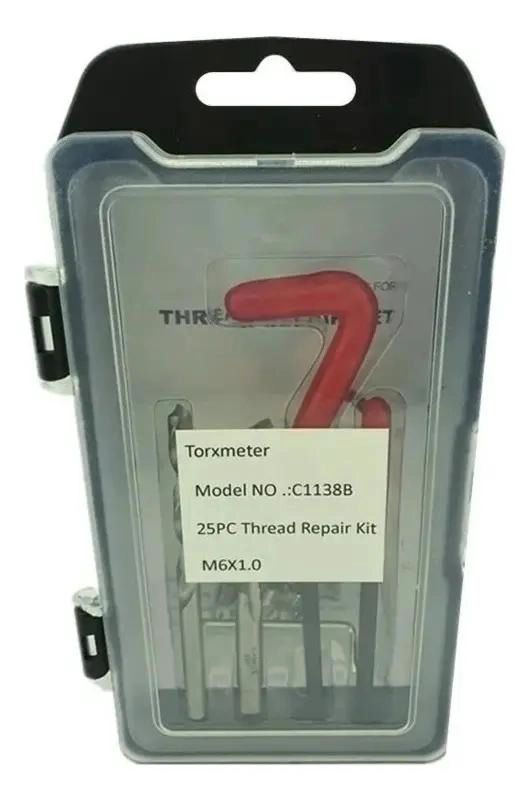 KIT DE REPARACION DE ROSCA M6 X 1.0 CON 25 PIEZAS - 2