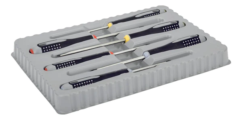 JUEGO DE DESTORNILLADORES ERGO CON MANGO ERGONOMICO - 3