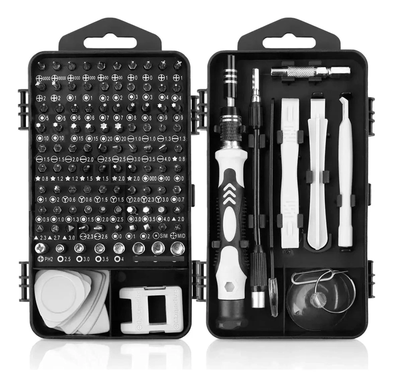 KIT DE DESTORNILLADORES DE PRECISION 115 EN 1 PARA ELECTR - 1