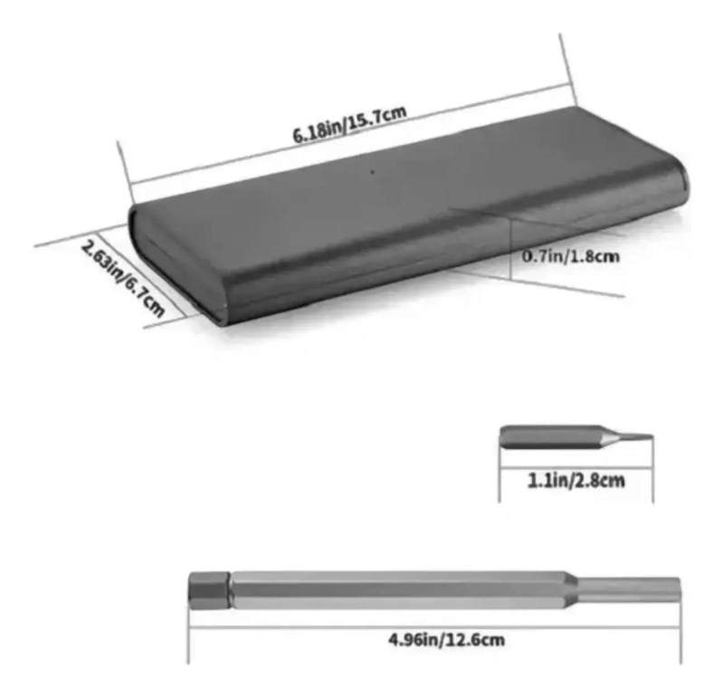 JUEGO DE DESATORNILLADORES DE PRECISION 24 PIEZAS - 3