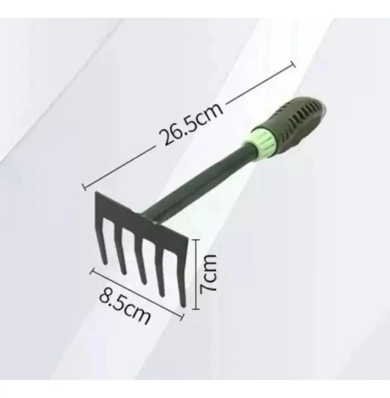 SET HERRAMIENTAS JARDIN 4 PIEZAS ACERO INOXIDABLE - 2