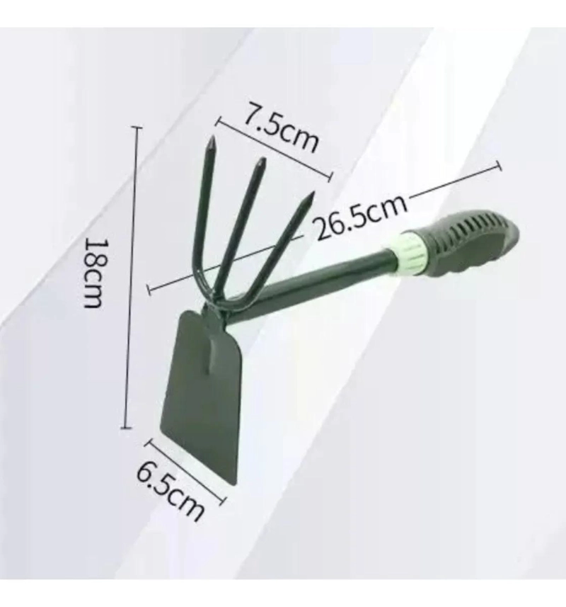 SET HERRAMIENTAS JARDIN 4 PIEZAS ACERO INOXIDABLE - 3