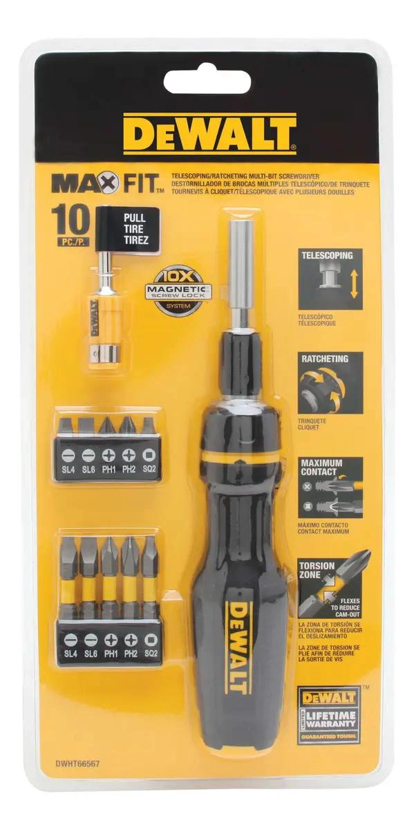 DESTORNILLADOR TELESCOPICO CON CRIQUE Y PUNTAS - 4