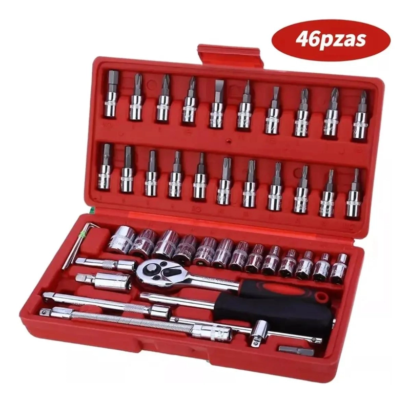 SET DE HERRAMIENTAS CON 46 PIEZAS EN MALETIN - 3