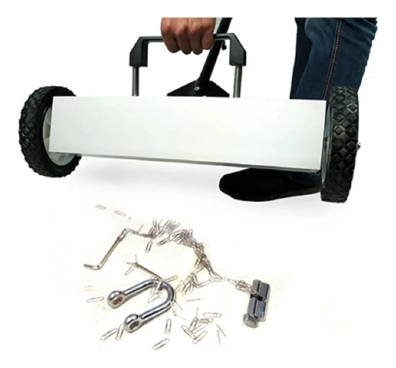 RECUPERADORA DE CLAVOS Y TORNILLOS CON RUEDAS 56 CM - 5