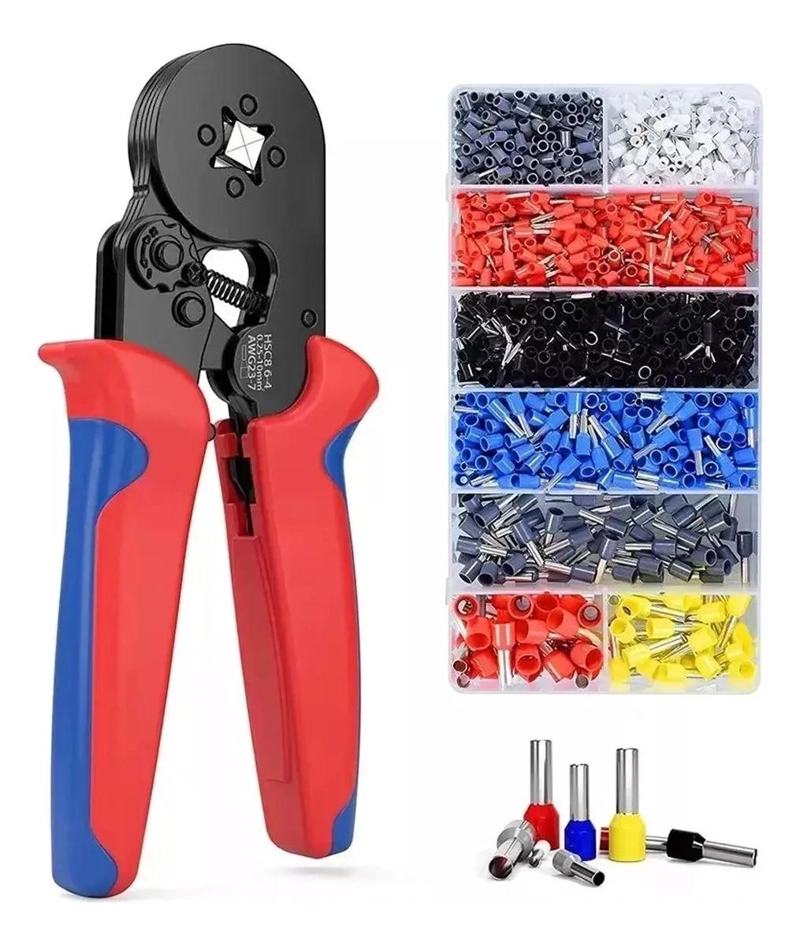 KIT DE HERRAMIENTAS DE CRIMPADO CON 1200 TERMINALES - 1
