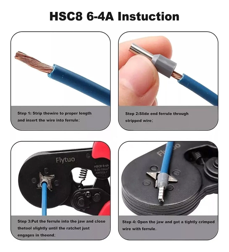 KIT DE HERRAMIENTAS DE CRIMPADO CON 1200 TERMINALES - 3