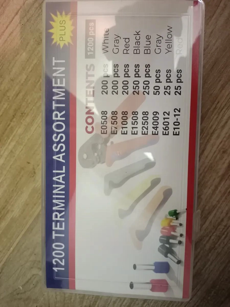 KIT DE HERRAMIENTAS DE CRIMPADO CON 1200 TERMINALES - 2