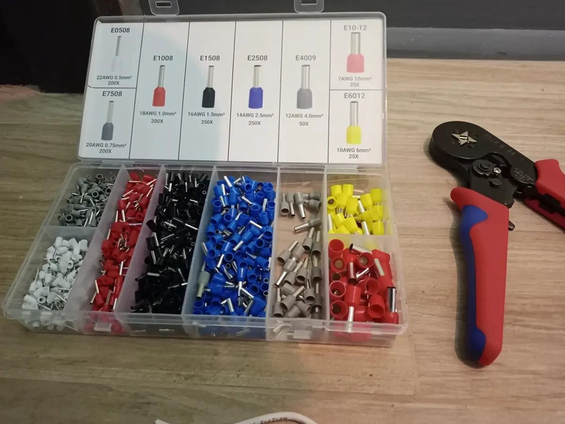 KIT DE HERRAMIENTAS DE CRIMPADO CON 1200 TERMINALES - 4