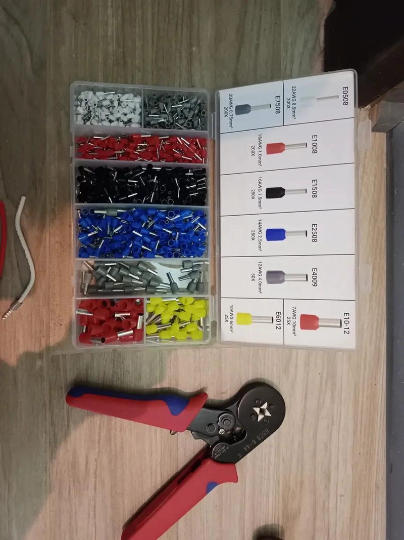 KIT DE HERRAMIENTAS DE CRIMPADO CON 1200 TERMINALES - 5