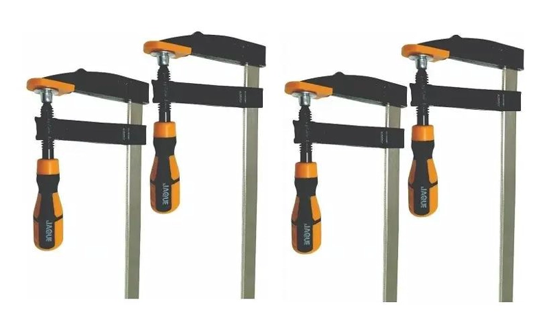 SET DE 4 PRENSAS TIPO SARGENTO 120X800 MM - 1