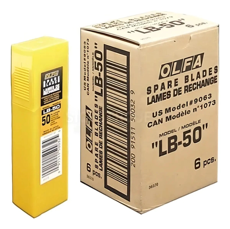 CUCHILLA REPUESTO CUTTER TRINCHETA 18MM PACK 50 - 2