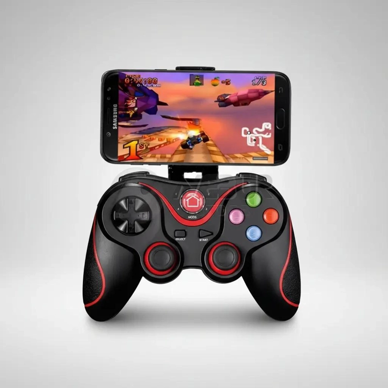 GENÉRICO JOYSTICK BLUETOOTH GAMER CON SOPORTE PARA CELULAR