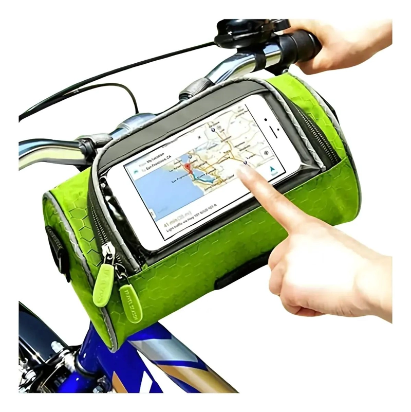GENÉRICO PORTA CELULAR IMPERMEABLE PARA BICICLETA CON PANTALLA TA