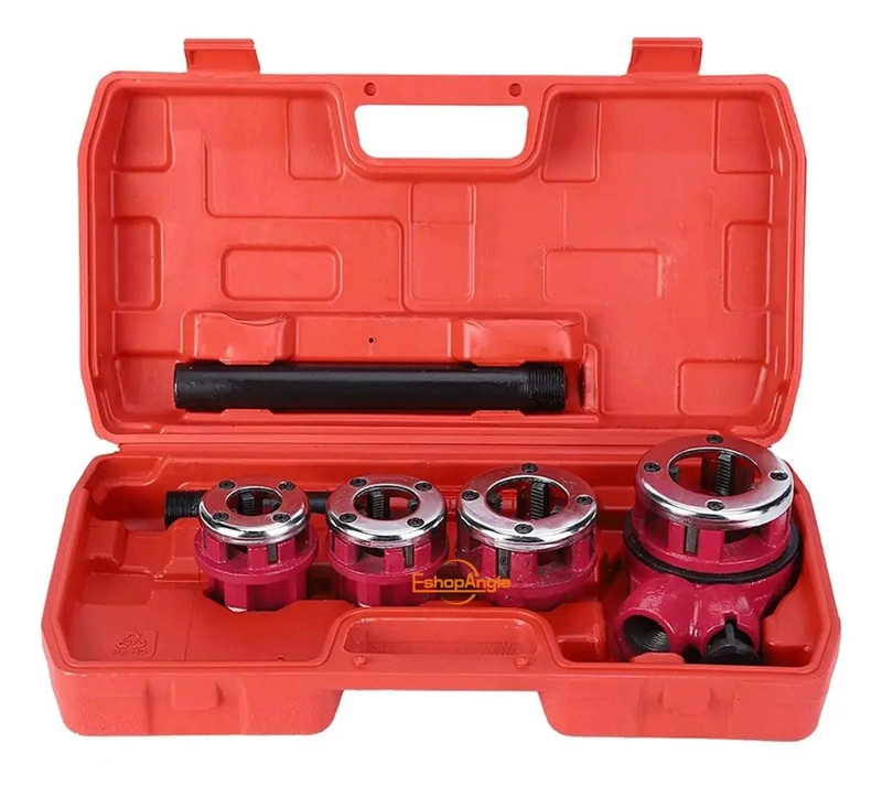 SET DE TERRAJAS MANUALES PARA TUBO 4 PIEZAS 1/2 A 1 1/4 - 1