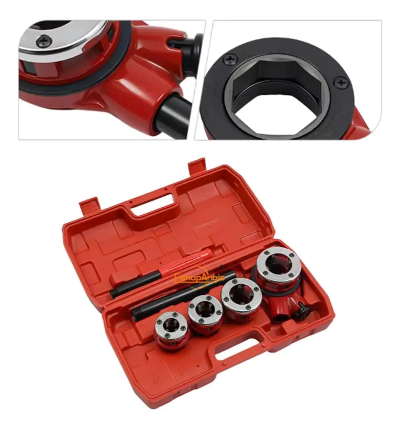 SET DE TERRAJAS MANUALES PARA TUBO 4 PIEZAS 1/2 A 1 1/4 - 5