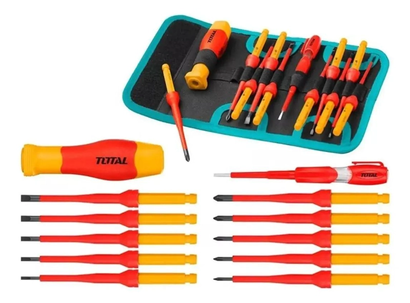 KIT 12 DESTORNILLADORES DE PRECISION AISLADOS - 1