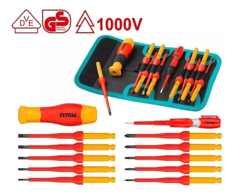 KIT 12 DESTORNILLADORES DE PRECISION AISLADOS - 2