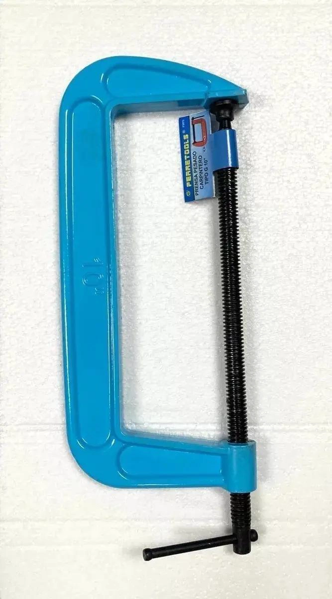 PRENSA TIPO C NRO 10 DE HIERRO 23X14 CM - 4