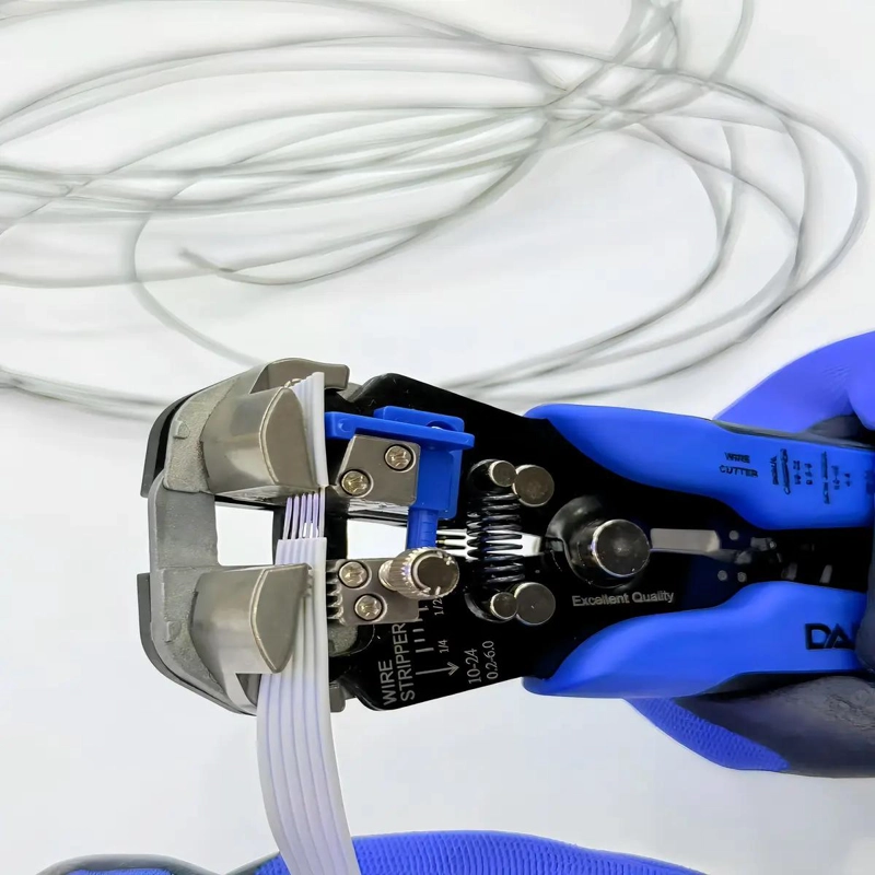 PELACABLES AUTOMATICO Y CRIMPADORA AUTOAJUSTABLE AZUL - 5