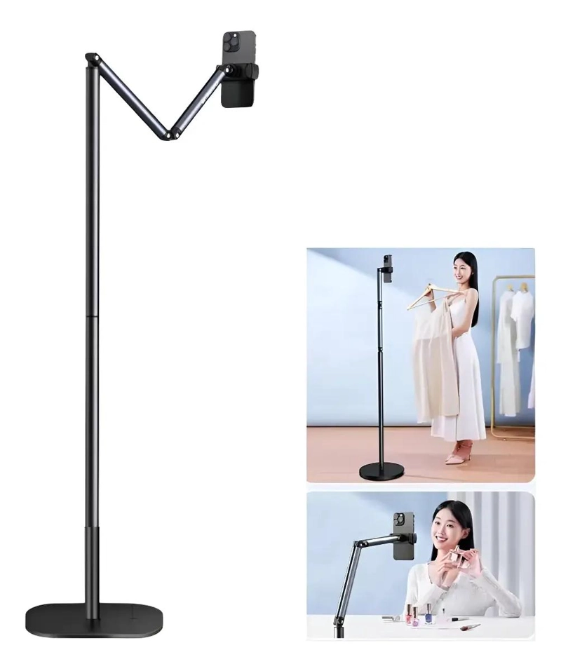 GENÉRICO SOPORTE DE PISO PLEGABLE TELESCOPICO PARA TELE FONO