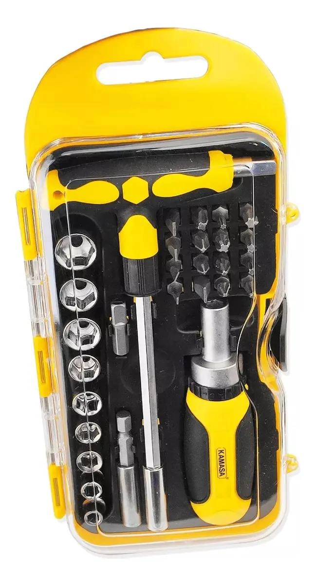 JUEGO DE DADOS Y PUNTAS PARA DESTORNILLADOR CON BARRA T - 2