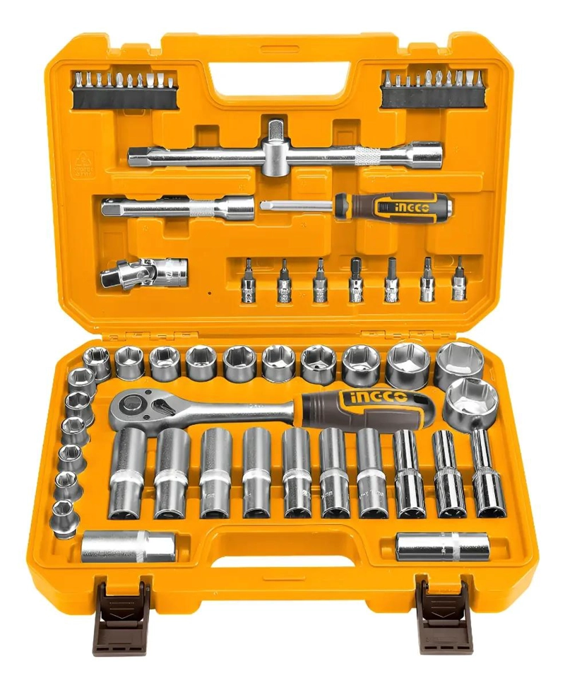 SET DE 62 DADOS CON PUNTAS Y LLAVE CRIQUE 1/2'' - 1