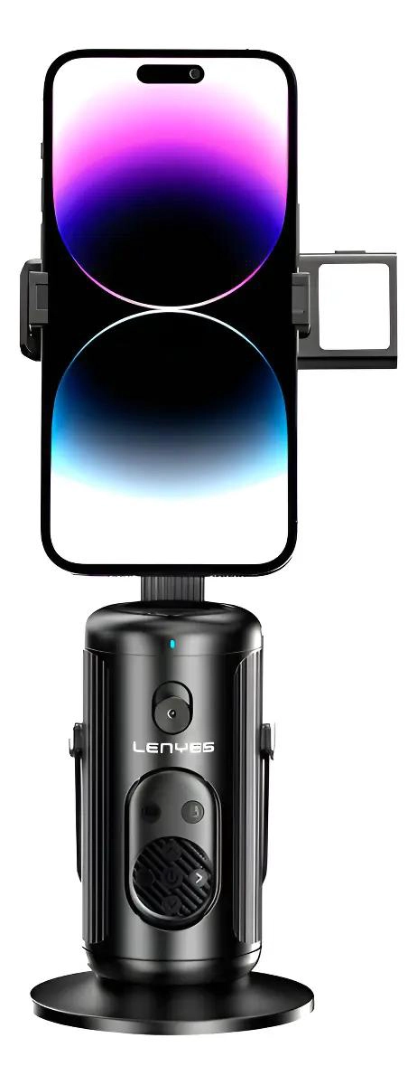 SOPORTE SELFIE BLUETOOTH CON LED 360° NEGRO - 1