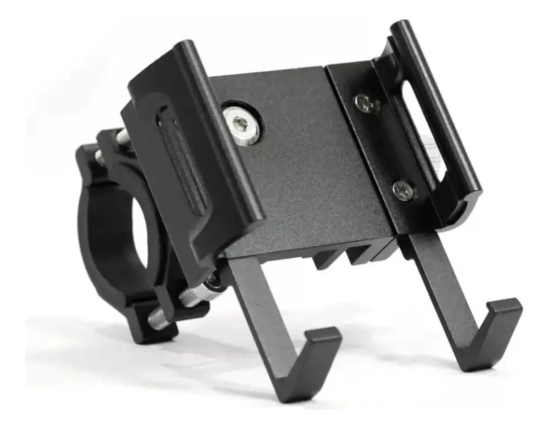 GENÉRICO PORTA CELULAR PARA MANILLAR CON PINZA AJUSTABLE DE ACERO