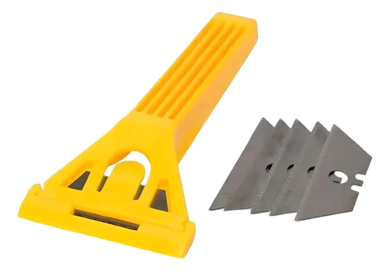 RASPADOR DE VIDRIO CON 6 HOJAS DE REPUESTO - 2