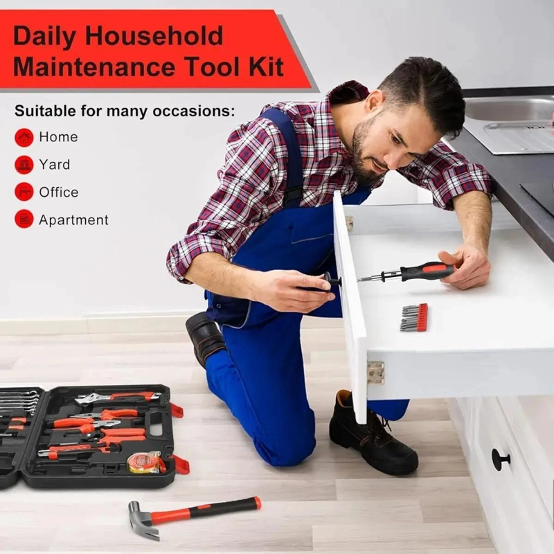 KIT UNIVERSAL 45 PIEZAS HERRAMIENTAS COMBINADAS - 3