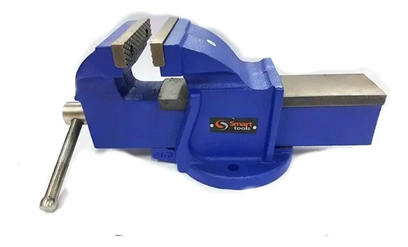 TORNILLO DE BANCO INDUSTRIAL REFORZADO 5'' BASE FIJA - 1