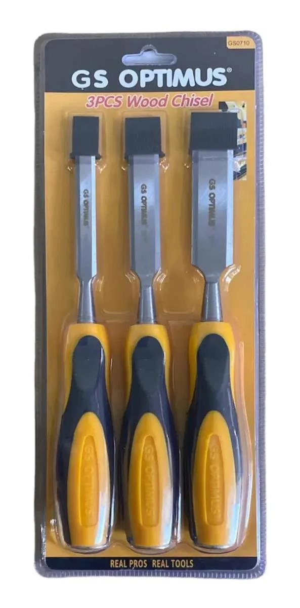JUEGO DE FORMONES 3 PIEZAS CON MANGO DE GOMA - 2