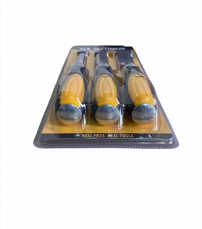 JUEGO DE FORMONES 3 PIEZAS CON MANGO DE GOMA - 4