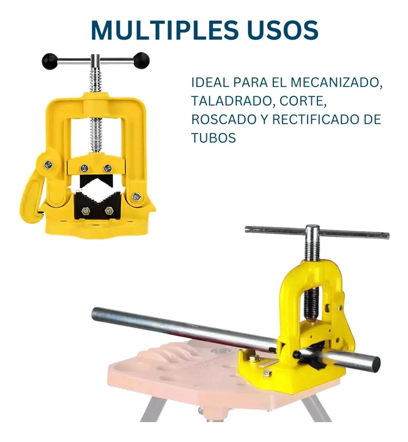 PRENSA DE BANCO PARA CAÑERIAS Y TUBOS 2 PULGADAS - 4
