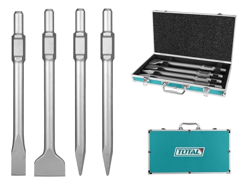 SET DE 4 CINCELES HEXAGONALES PARA TRABAJO PRECISO - 2